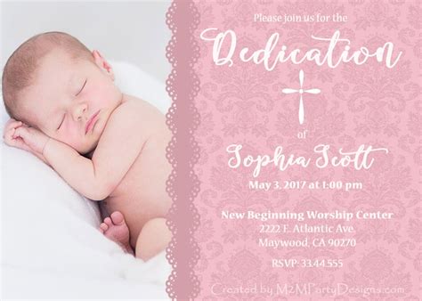 Baby Dedication Invitations Baby Blue Printable Print at | Etsy