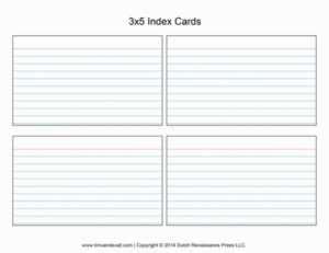 Google Docs Note Card Template – Atlantaauctionco.com