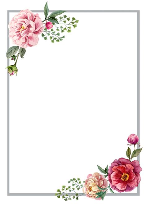 Floral Roses Invitation Card Free Stock Photo - Public Domain Pictures