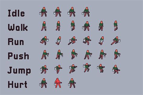 Pixel Art Sprite Sheet Pixel Art Pixel Art Characters Pixel Art | Images and Photos finder