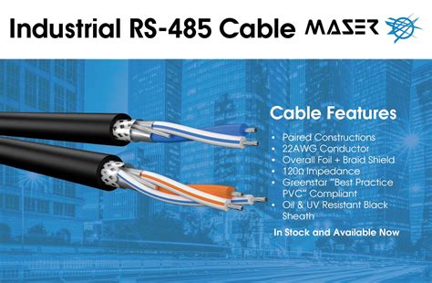 This months feature - our Industrial RS-485 Cable range - Maser Cable