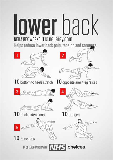 Nhs Lower Back Pain Exercises Pdf