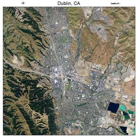 Aerial Photography Map of Dublin, CA California