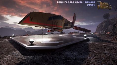 New incredible screenshots from Star Wars 1995 "Dark Forces" Level 1 fan remake in Unreal Engine 4