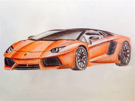 Lamborghini Car Drawing at GetDrawings | Free download