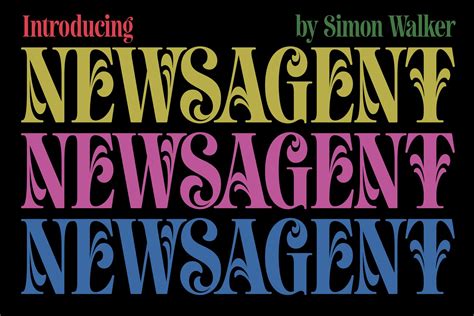 Newsagent | Fonts ~ Creative Market