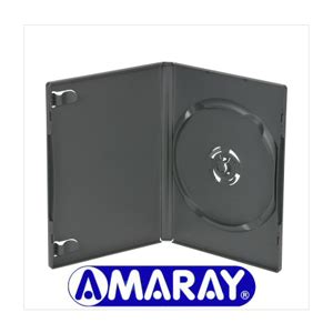 Amaray Black 14mm Single DVD Cases - 50 Pack www.cvbmedia.co.uk