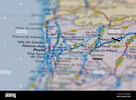 Amarante portugal on a map hi-res stock photography and images - Alamy