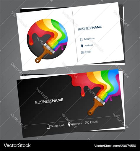 Painting Logos For Business Cards