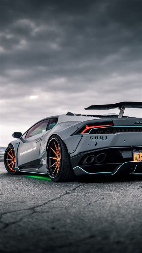 Widebody Huracan, car, carbon, gold, grey lamborghini, new, supercar, HD phone wallpaper | Peakpx