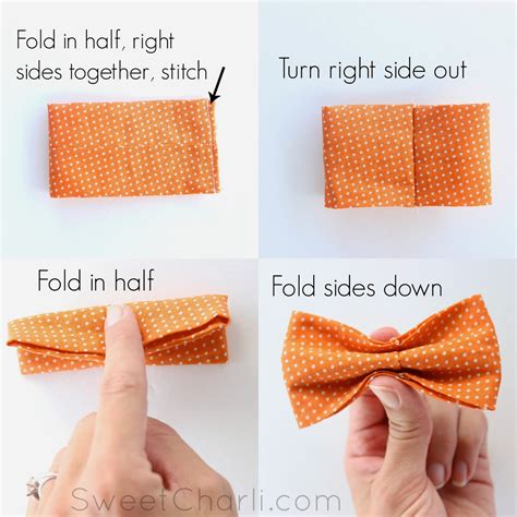 Easy Bow Tie Tutorial - Sweet Charli