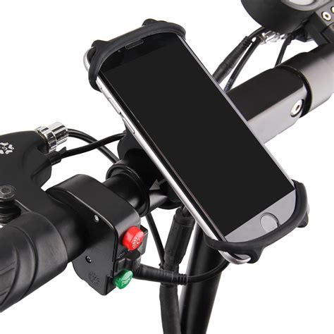 Powstro Bicycle Phone Holder For iPhone for Samsung Mobile Cell Phone Holder Bike Handlebar Clip ...