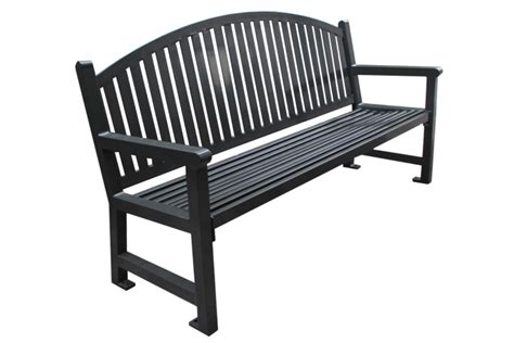 Metal Park Benches | Sunperk Site Commercial Furnishing