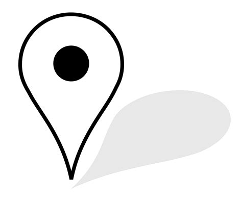 White Google Map Pin Clip Art at Clker.com - vector clip art online, royalty free & public domain