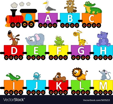 Alphabet train – Artofit