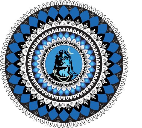 Lord Shiva Mandala art Vector Illustrator 2856084 Vector Art at Vecteezy