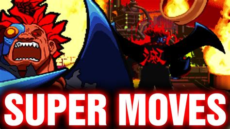 Marvel Super Heroes vs Street Fighter All Hyper Super Moves Combos Arcade - YouTube