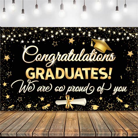 Buy KatchOn, Congratulations Graduates Banner 2023 - Large 72x44 Inch | Graduation Party ...