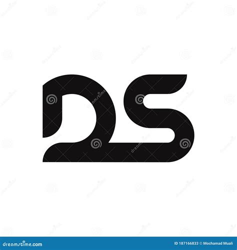 DS Letter Logo Design with Simple Style Stock Vector - Illustration of vector, icon: 187166833