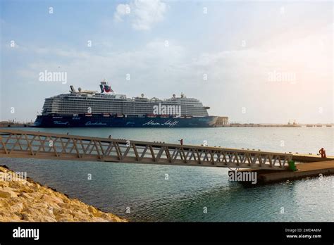 Doha skyline and cruise port 20-01-2023 Doha Qatar Stock Photo - Alamy