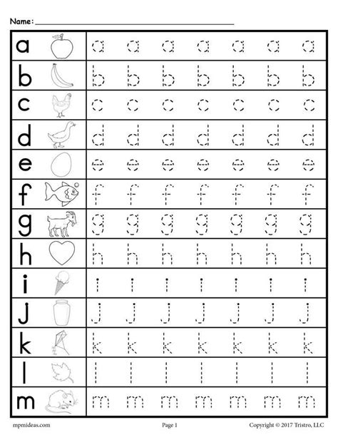 Lowercase Letter Recognition Worksheets 4 in 2020 | Alphabet worksheets kindergarten, Printable ...