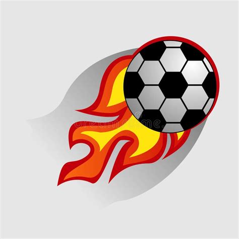 Soccer Fire Logo Design Element Ball, Fire, Soccer, Flame, Burn, Design, Football, Stock Vector ...