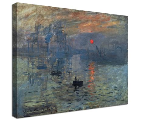 Impression Sunrise by Claude Monet Canvas Monet Print Monet - Etsy