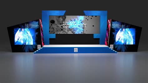 3d Stage design_corporate event :: Behance