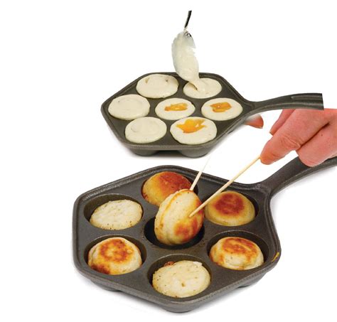 Norpro Cast Iron Danish Aebleskiver Pan - Pancake Puffs - 11.5 Inches | eBay