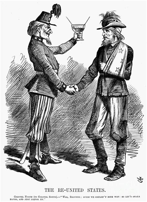 Civil War: Cartoon, 1865 Photograph by Granger