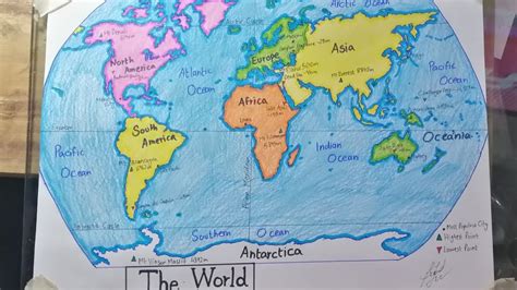 World Map Drawing