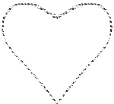 ASCII Art Heart, ASCII Heart