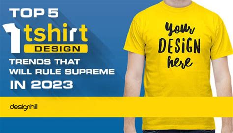 Top 5 T-Shirt Design Trends That Will Rule Supreme in 2023