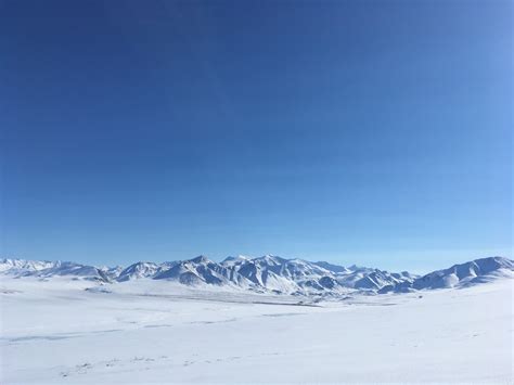 Winter tundra and mountains | FWS.gov