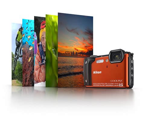 Nikon COOLPIX W300 Compact Digital Camera | Waterproof Camera for Underwater Shooting