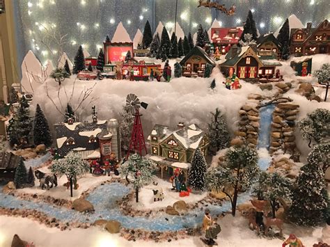 Pin by Linda on My Snow Village 2017 | Christmas village display, Lemax christmas village ...