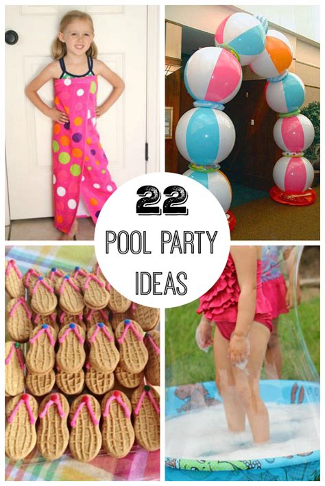 22 Summer Pool Party Ideas When It's Hot Outside | Make and Takes