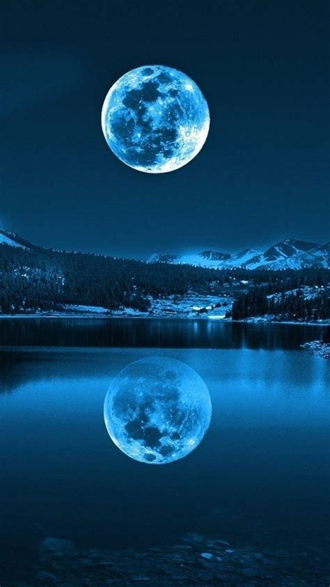 Blue Moon iPhone Wallpapers - Top Free Blue Moon iPhone Backgrounds - WallpaperAccess