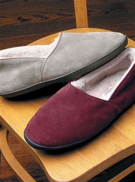 The Trevor Suede Slippers with Non-Slip Soles