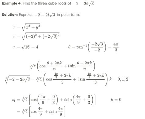 Finding the nth root of complex number. Example z=(1-i)^1/5 - Mathematics Stack Exchange