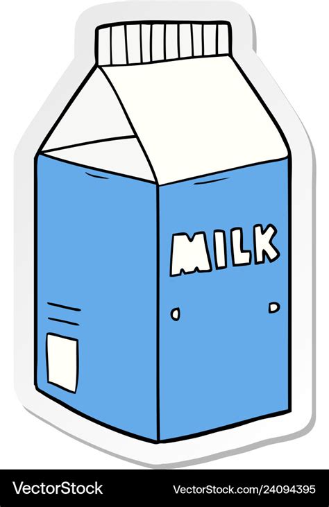 Simple Cartoon Milk Carton