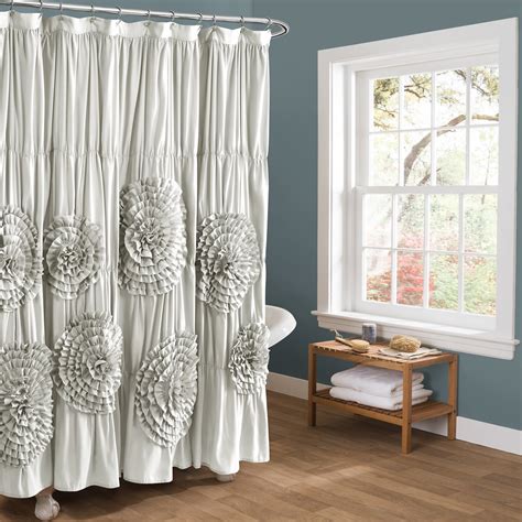 Shabby Chic Shower Curtains | Foter