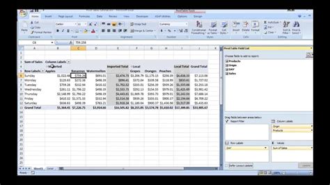 Tutorial 2 Pivot Tables In Microsoft Excel Tutorial 2 Pivot Tables - Riset