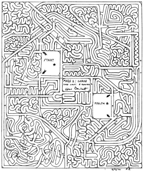 Printable Maze Puzzles