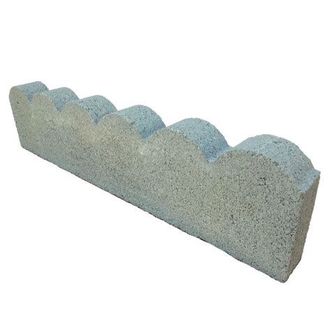 Scallop 2 ft. Concrete Edging-908456 - The Home Depot