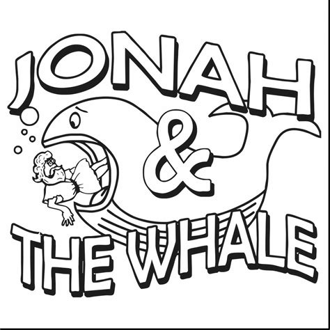 A Wonderful of Collection Stories, Jonah and the Whale Coloring Pages - Coloring Pages