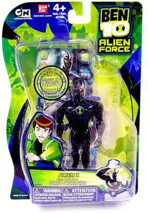 Ben 10 Alien Force Alien Collection Alien X 4 Action Figure Bandai America - ToyWiz