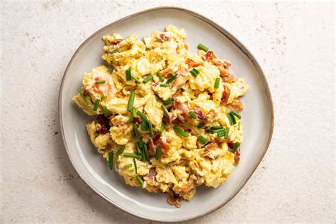 Scrambled Eggs With Bacon Recipe