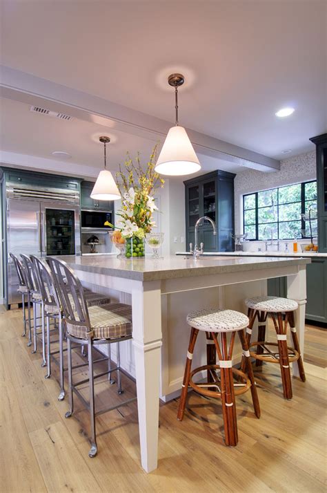 Modern Kitchen Island Designs With Seating