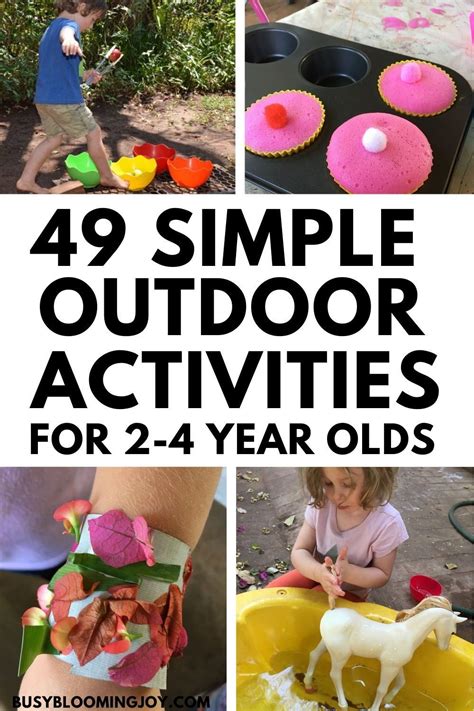 75 Easy Outdoor Activities & Play Ideas For Preschoolers | Preschool outdoor activities, Outdoor ...